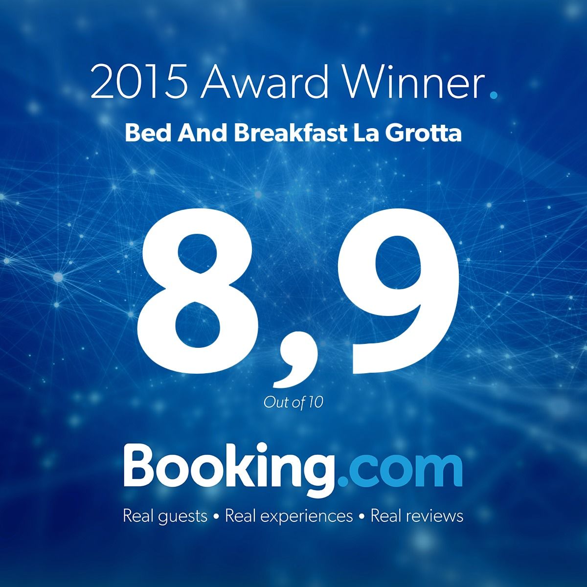 Booking award 2015